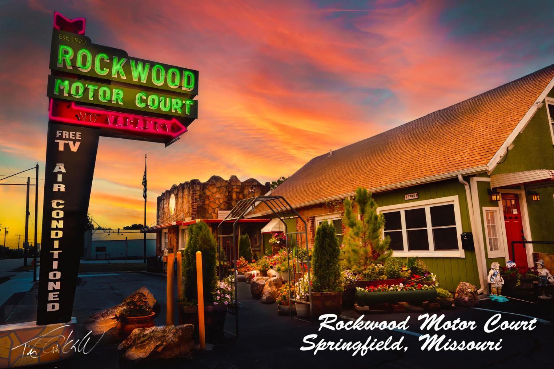 Rockwood Motor Court Motel Springfield Exterior photo